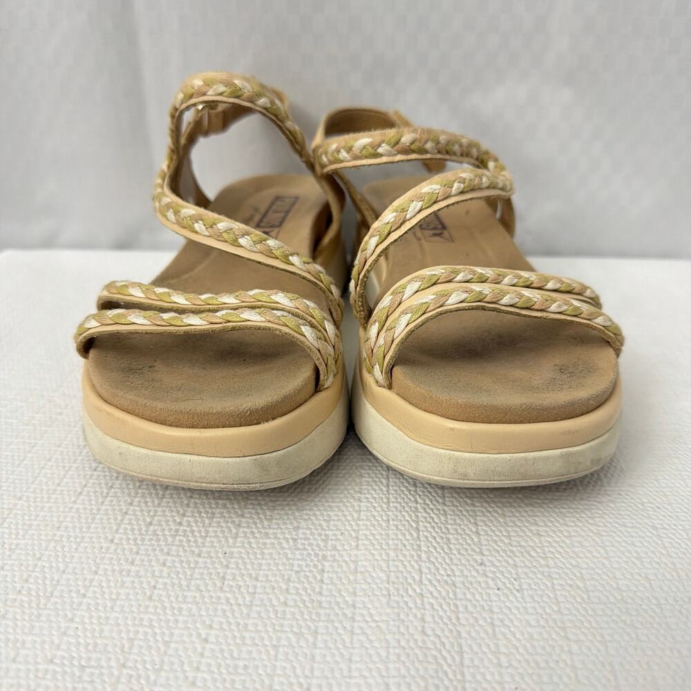 Pikolinos Palma Sandals Womens 7 Braided Strappy Platform Ankle Strap Comfort - Picture 2 of 13